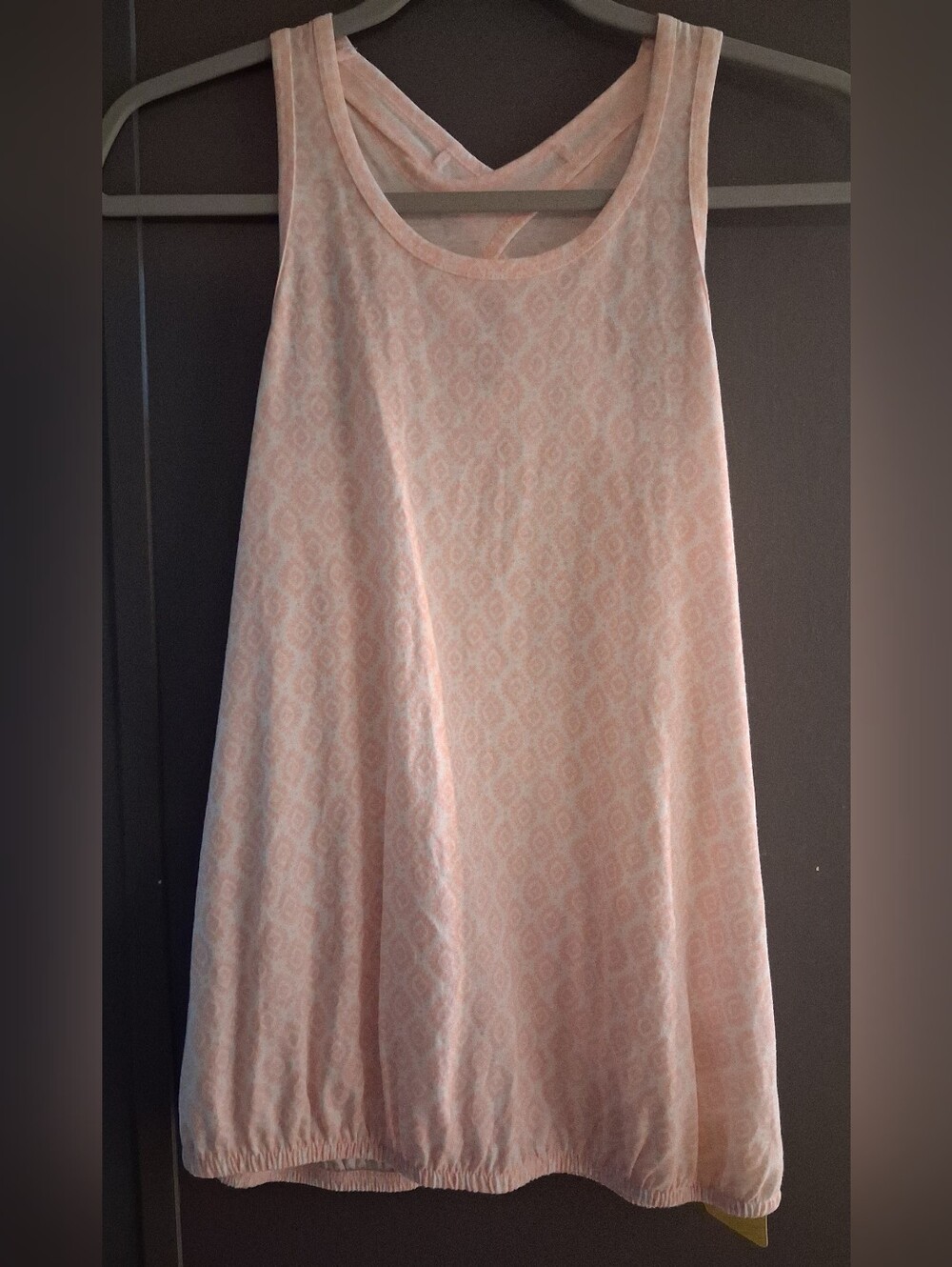 Old Navy Geometric Jersey Polyester Scoop Neck Sleeveless Wide Strap Tank Top XL